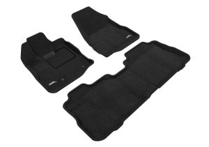 Chevrolet Equinox Floor Mats - Front + Rear - 3D MAXpider - Elegant - Black - `10-`17